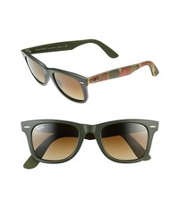 Ray-Ban Classic Wayfarer 50mm Sunglasses Matte Military Green None