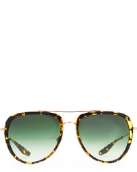 Barton Perreira Rio Aviator Sunglasses Browngreen