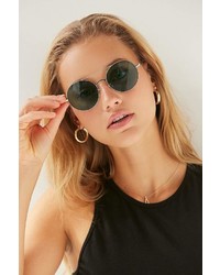 Urban Outfitters Rounded Aviator Sunglasses
