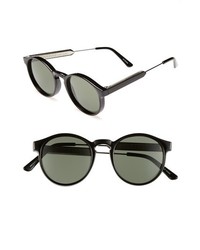 Spitfire Retro Sunglasses Black Dark Green One Size