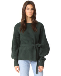 Sea Classic Sweater With Voluminous Sleeves