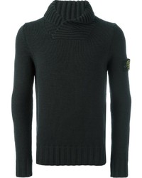 Stone Island Ribbed Detail Sweater