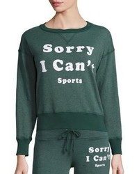 Wildfox Couture Wildfox Sorry I Cant Jewelneck Sweatshirt