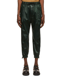 Song For The Mute Green Acetate Lounge Pants