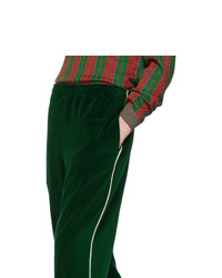Gucci Green Velvet Lounge Pants