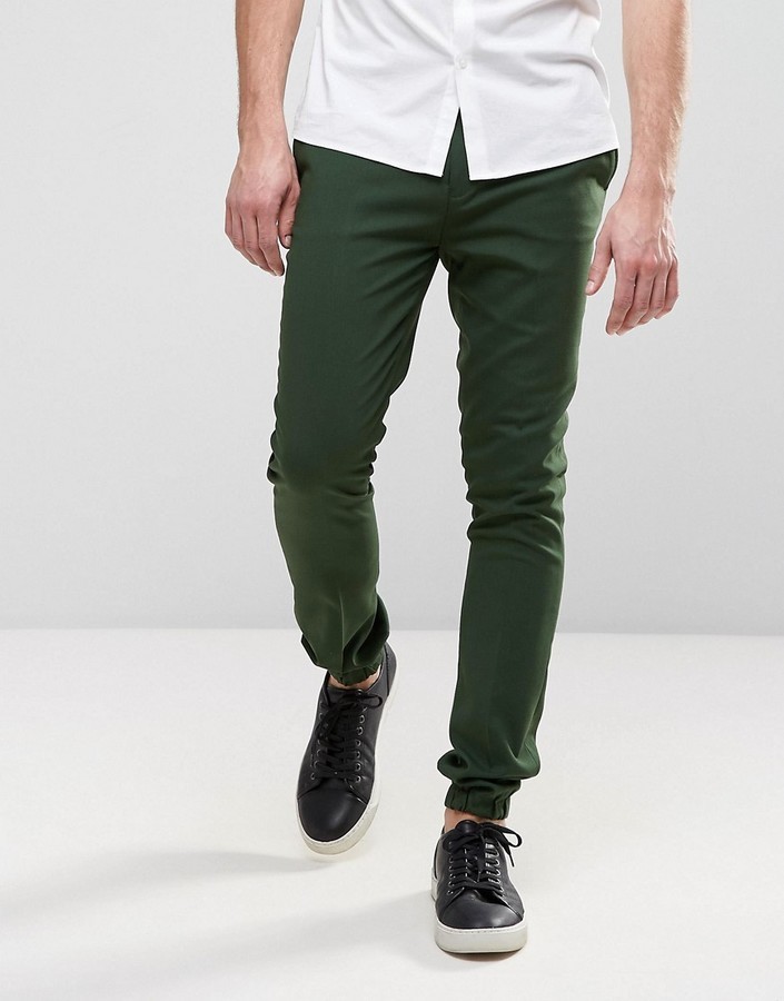 Зеленые штаны мужские