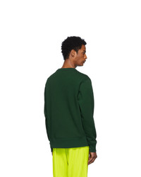 Acne Studios Acne S Green Fairview Face Sweatshirt