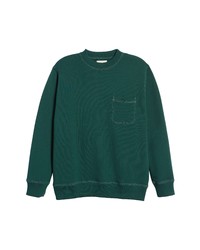 Oliver Spencer Clemson Organic Cotton Crewneck Sweatshirt