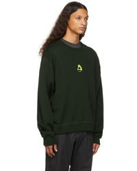 AFFIX Green Audial Logo Sweater