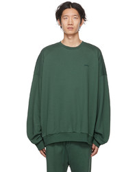 Juun.J Green Cotton Sweatshirt