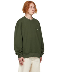 Solid Homme Green Graphic Sweatshirt