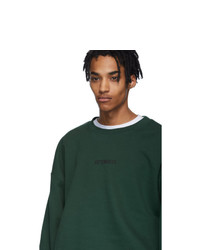 Vetements Green Logo Sweatshirt