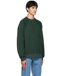 Nanamica Green Raglan Sweatshirt