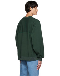Nanamica Green Raglan Sweatshirt