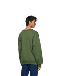 Dries Van Noten Green Relaxed Sweatshirt