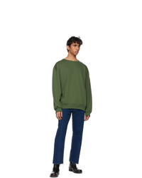 Dries Van Noten Green Relaxed Sweatshirt