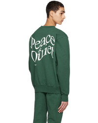 Museum of Peace & Quiet Green Warped Sweatshirt