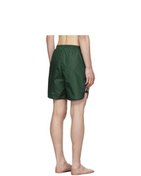 Gucci Green Logo Stripe Swim Shorts