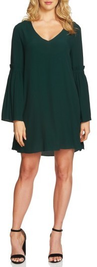 bell sleeve swing dress