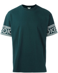 Kenzo Branded Cuff Pattern T Shirt