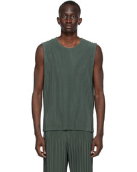 Homme Plissé Issey Miyake Green Monthly Color January Tank Top