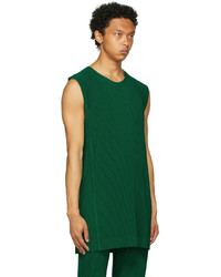 Homme Plissé Issey Miyake Green Monthly Color May Tank Top