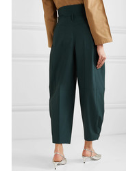 Givenchy Pleated Cotton Tapered Pants