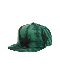 Dark Green Tie-Dye Baseball Cap