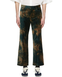 A Personal Note Green Cotton Trousers