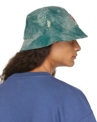 Brain Dead Green Spikey Bleached Bucket Hat