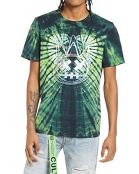 Cult of Individuality Tie Dye Irridescent Logo Graphic Tee