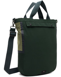 Ps By Paul Smith Green Patch Pocket Tote