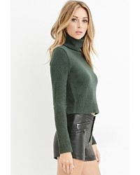 Forever 21 Contemporary Textured Turtleneck Sweater