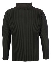 Homme Plissé Issey Miyake Full Pleated Roll Neck Top