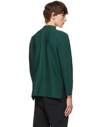 CFCL Green Polyester Long Sleeve T Shirt