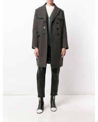 Sacai Double Layer Tweed Coat