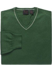 Jos. A. Bank Joseph Cotton Cashmere V Neck Sweater