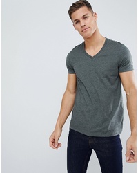 ASOS DESIGN T Shirt With V Neck In Green