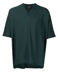 Giorgio Armani V Neck Chest Pocket Shirt