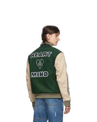 Billionaire Boys Club Green Astro Varsity Jacket