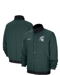 Nike Green Michigan State Spartans Dna Bomber Jacket At Nordstrom