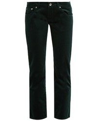 Maison Margiela Mm6 By Low Rise Cropped Velvet Trousers