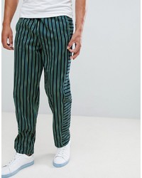 ASOS DESIGN Relaxed Trousers With Contrast Stripe Panel