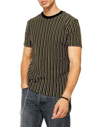 Topman Classic Fit Stripe Pique T Shirt