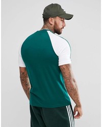 adidas Originals Adicolor Raglan California T Shirt In Green Cw1206