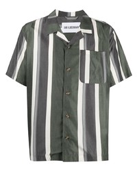 Han Kjobenhavn Han Kjbenhavn Striped Camp Collar Shirt