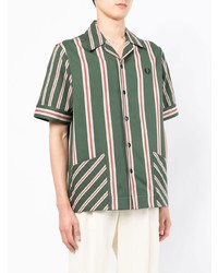 Fred Perry Striped Short Sleeved Shirt