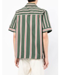 Fred Perry Striped Short Sleeved Shirt