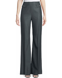 St. John Collection Fil A Fil Flare Leg Suiting Pants
