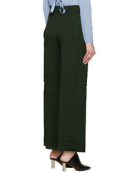 Nina Ricci Green Twill Trousers